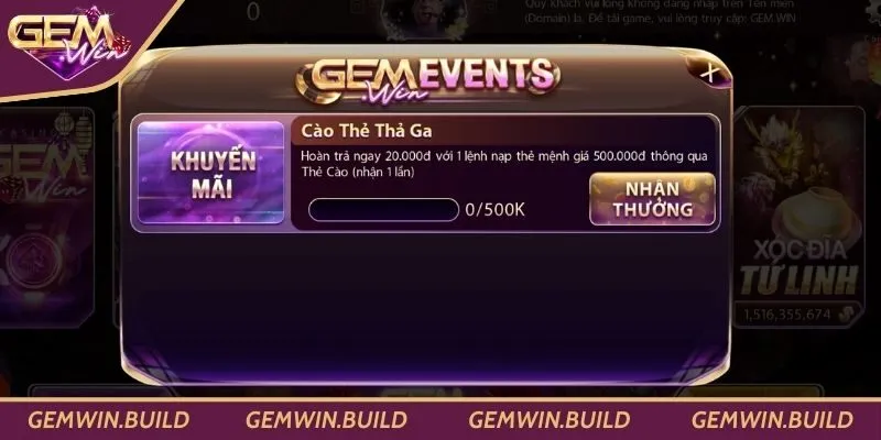 Một số chương trình ưu đãi hoàn cược được săn đón tại cổng game